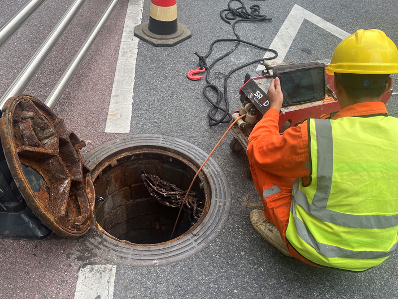 小区市政管道内窥检测